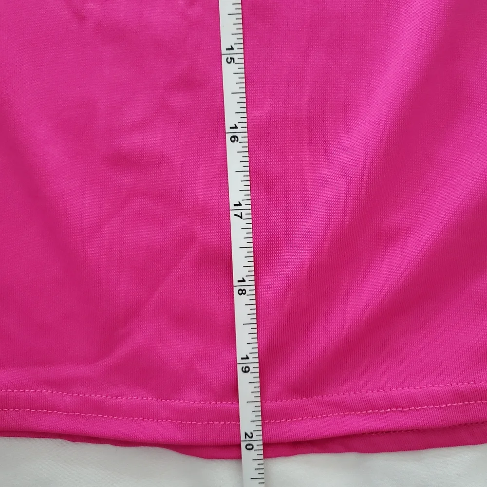 Danskin Now Drimore Shirt‎ Top Girls Size Large Hot Pink Long Sleeve Athletic
